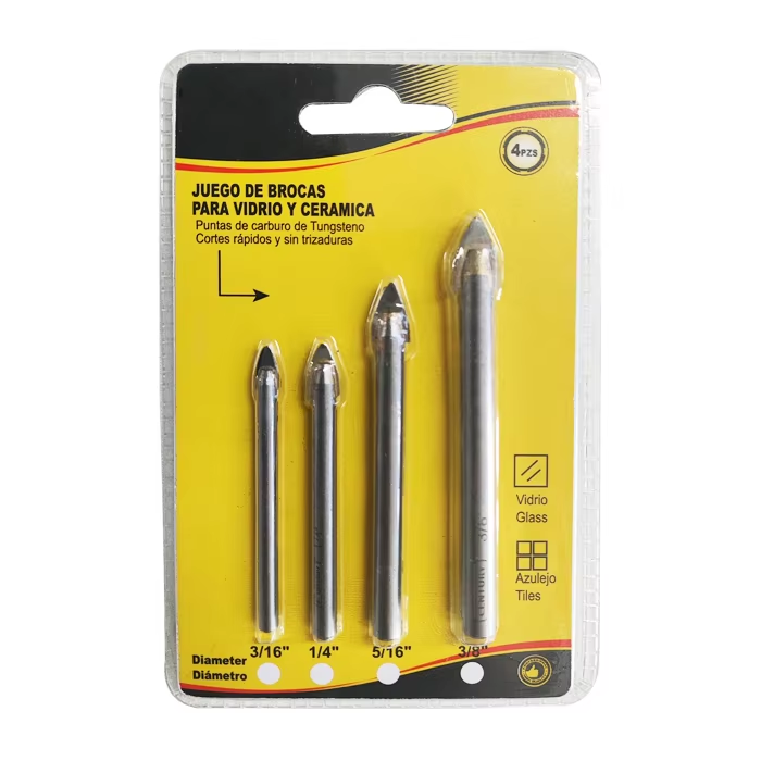 Glass and Tile Drill Bit Set 