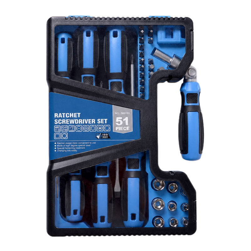 51PCS RATCHET SCREWDRIVER SET