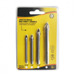 Glass and Tile Drill Bit Set 